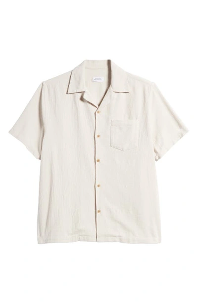Shop Saturdays Surf Nyc Canty Stretch Cotton Camp Shirt In Ivory