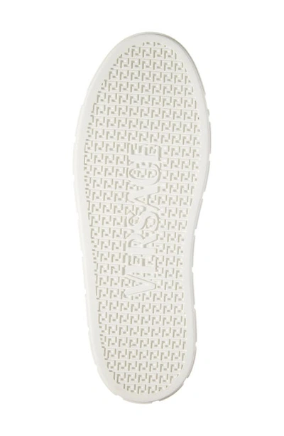 Shop Versace Barocco Greca Jacquard Low Top Sneaker In 2w020-white Black