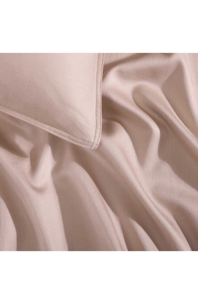 Calvin Klein Earth Collection Cotton Sateen 3 Piece Duvet Cover Set, Queen In Pink