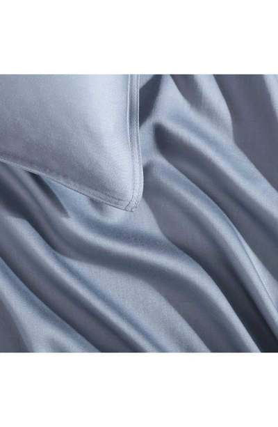 Shop Calvin Klein Organic Earth Cotton Sateen Duvet Cover & Shams Set In Blue