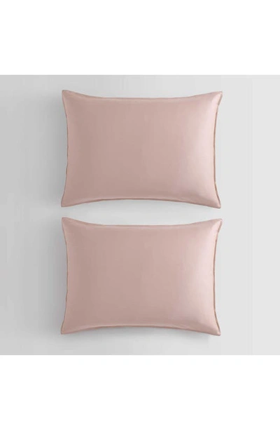 Shop Calvin Klein Organic Earth Cotton Sateen Duvet Cover & Shams Set In Pink