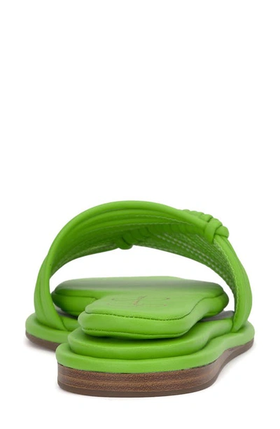 Shop Jessica Simpson Belarina Slide Sandal In Bright Green