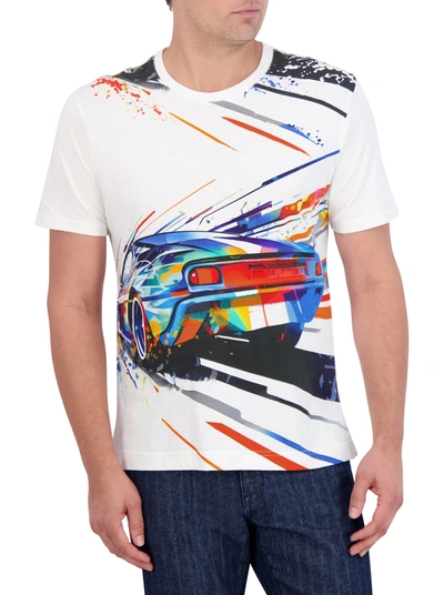 Shop Robert Graham Grand Speed T-shirt In White