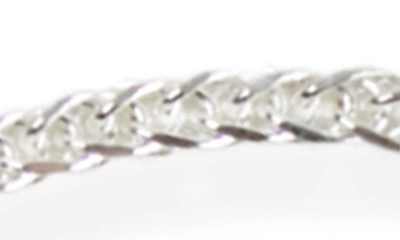 Shop Argento Vivo Sterling Silver Spiga Chain Bracelet In Silver