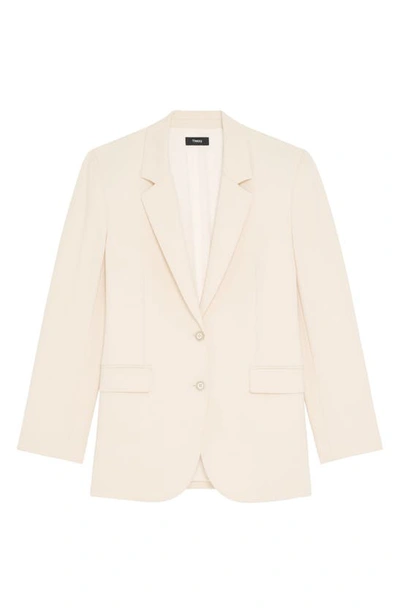 Shop Theory Tailored Blazer In Rice
