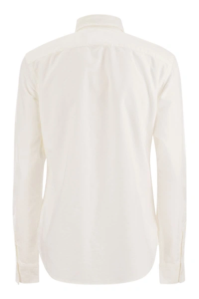 Shop Polo Ralph Lauren Classic-fit Oxford Shirt In White
