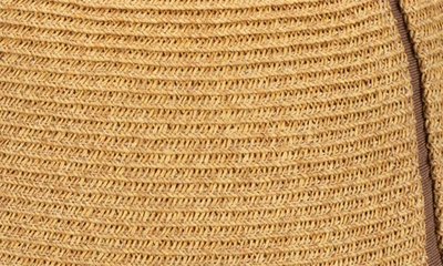 San Diego Hat Packable Straw Bucket Hat In Natural