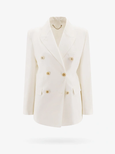 Shop Golden Goose Jacket In White