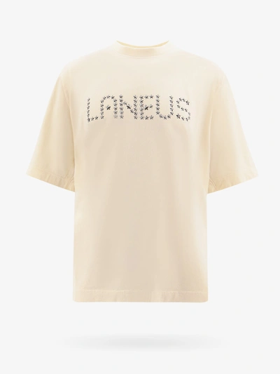 Shop Laneus T-shirt In Beige