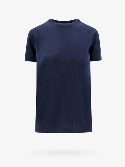 Shop Loro Piana T-shirt In Blue