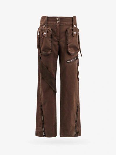 Shop Blumarine Trouser In Brown