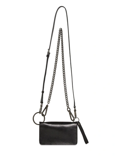 Shop Dolce & Gabbana Shoulder Wallet Bag In Black