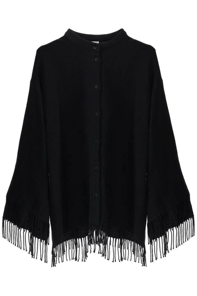 Shop By Malene Birger Ahlicia Cardigan With In Black