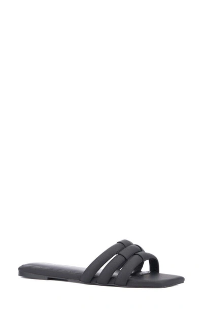 Shop Fashion To Figure Gaiana Slide Sandal In Black