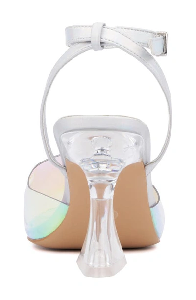 Fashion To Figure Jacki Ankle Strap Pump In Clear