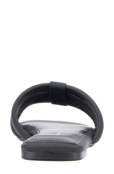 Fashion To Figure Gaiana Slide Sandal In Black