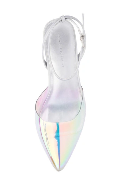 Fashion To Figure Jacki Ankle Strap Pump In Clear