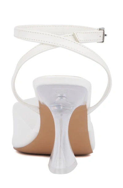 Fashion To Figure Jacki Ankle Strap Pump In White