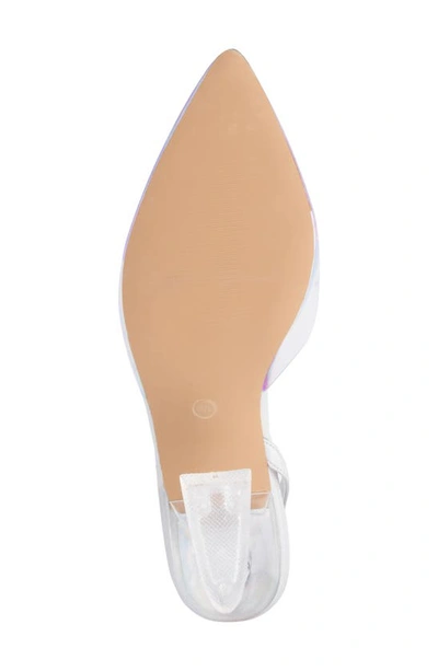 Fashion To Figure Jacki Ankle Strap Pump In Clear