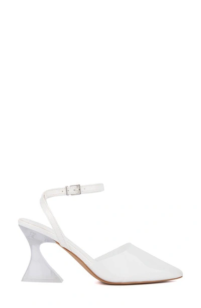 Shop Fashion To Figure Jacki Ankle Strap Pump In White
