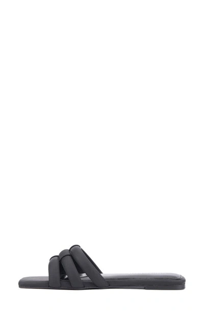 Fashion To Figure Gaiana Slide Sandal In Black