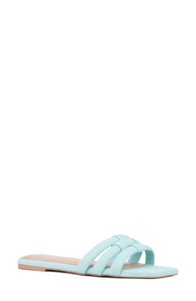 Shop Fashion To Figure Gaiana Slide Sandal In Light Blue