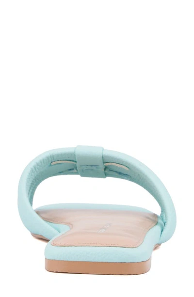 Fashion To Figure Gaiana Slide Sandal In Light Blue