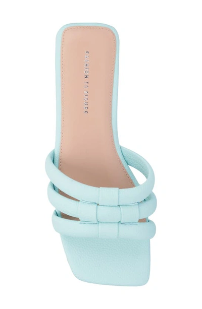 Shop Fashion To Figure Gaiana Slide Sandal In Light Blue
