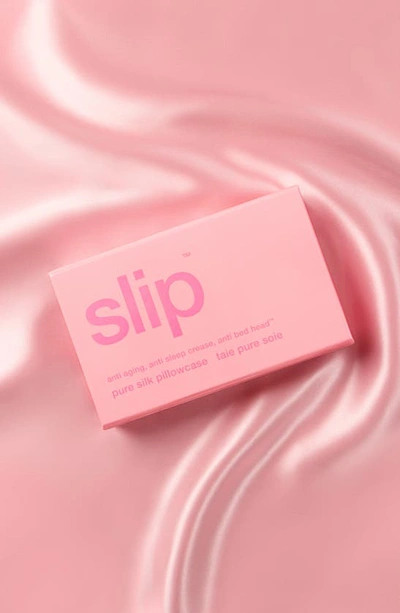 Shop Slip Pure Silk Pillowcase In Candy