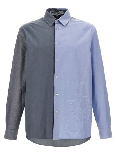 Shop Jw Anderson Anchor Shirt, Blouse Blue