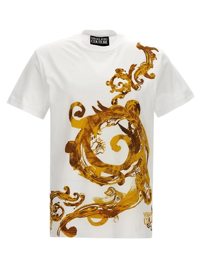 Shop Versace Jeans Couture Baroque T-shirt White