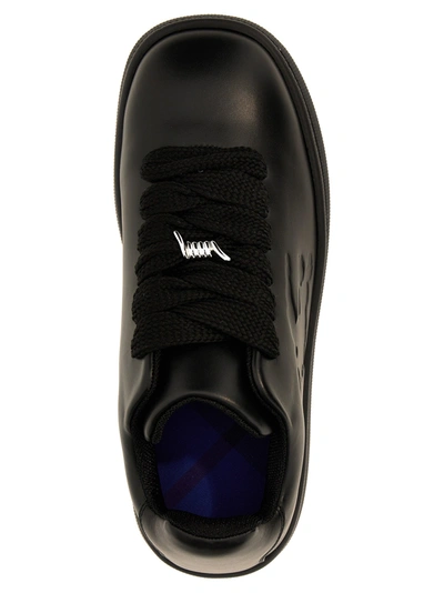 Shop Burberry Box Sneakers Black