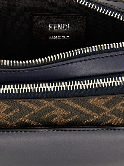 Shop Fendi Camera Case Organizer Squared Ff Crossbody Bags Blue