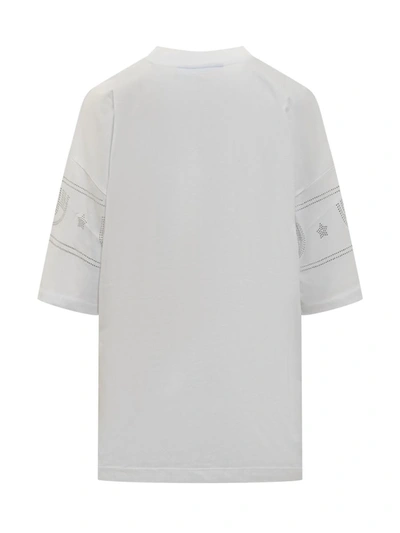 Shop Chiara Ferragni 640 Logomania T-shirt In White