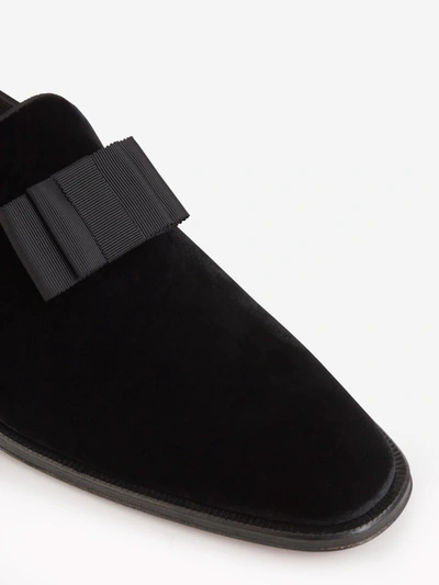 Shop Dsquared2 Ubaldo Suede Loafers In Black