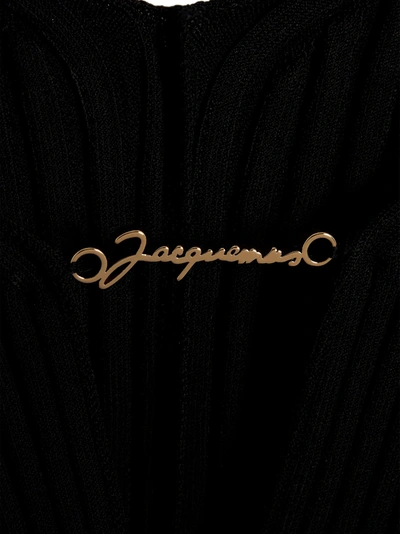 Shop Jacquemus Le Maille Pralu Sweater, Cardigans Black