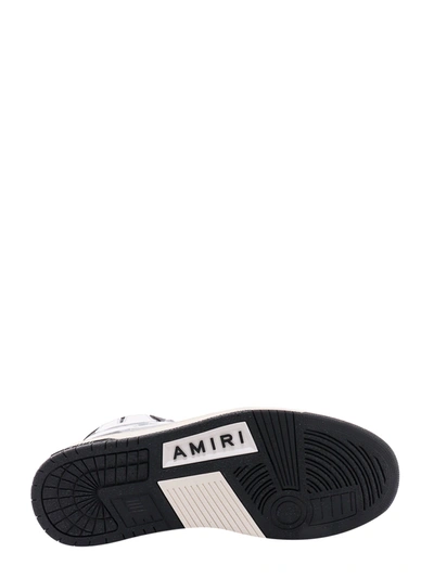Shop Amiri Leather Sneakers With Iconic Bones