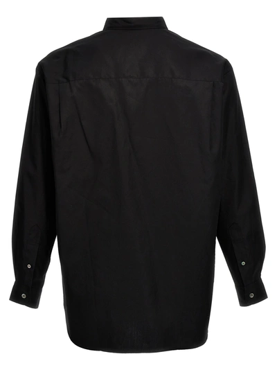 Shop Comme Des Garçons Homme Deux Logo Embroidery Shirt Shirt, Blouse Black