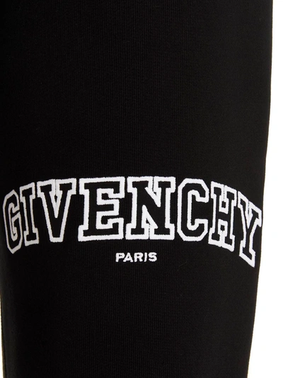 Shop Givenchy Logo Joggers Pants Black