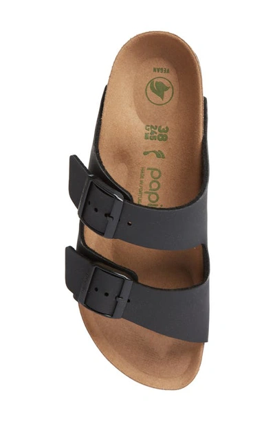 Shop Birkenstock Arizona Platform Slide Sandal In Black