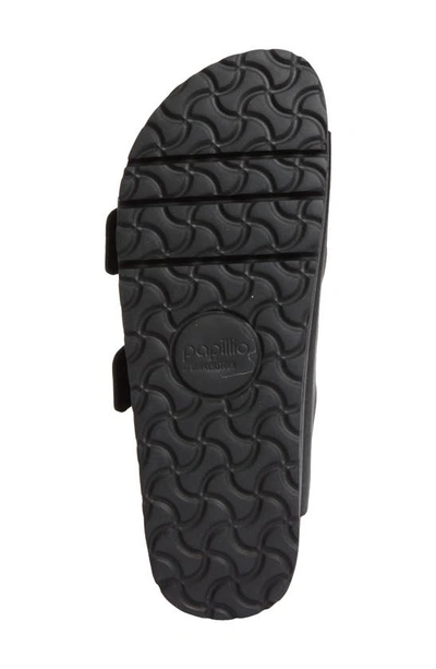 Birkenstock Black Narrow Papillio Arizona Platform Sandals In Black
