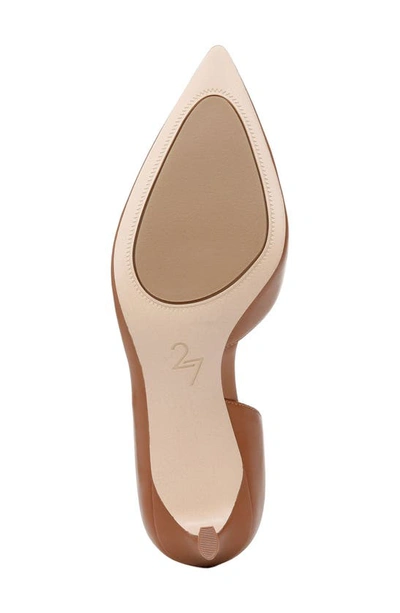 Shop 27 Edit Naturalizer Faith Half D'orsay Pointed Toe Pump In English Tea Leather