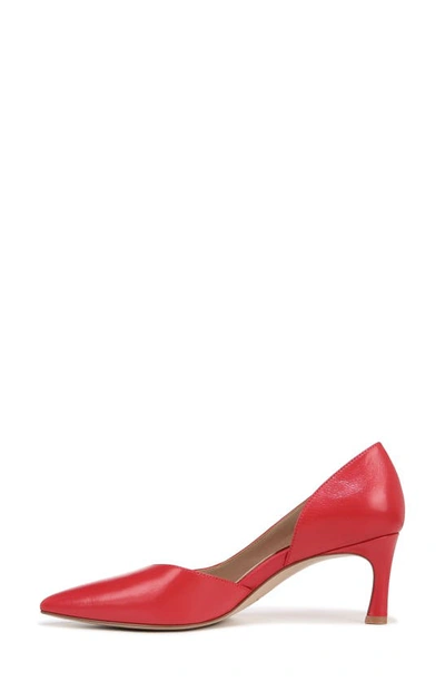 Shop 27 Edit Naturalizer Faith Half D'orsay Pointed Toe Pump In Crantini Red Leather