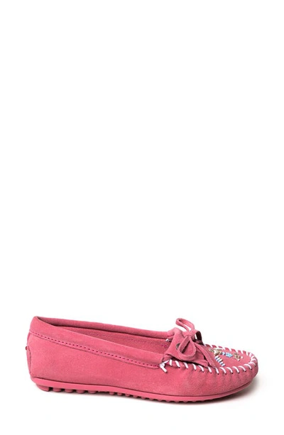 Shop Minnetonka X Lucie Skjefte Thunderbird 'animikii' Slipper In Pink