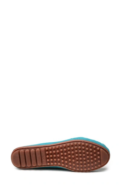 Shop Minnetonka X Lucie Skjefte Thunderbird 'animikii' Slipper In Turquoise