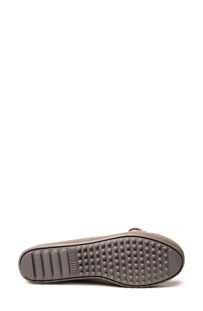 Shop Minnetonka X Lucie Skjefte Thunderbird 'animikii' Slipper In Grey