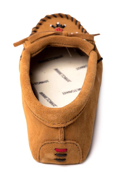 Minnetonka Thunderbird Animikii Softsole Slipper In Brown