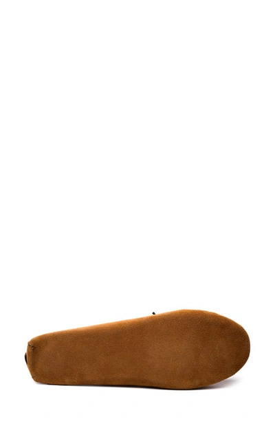 Shop Minnetonka X Lucie Skjefte Thunderbird 'animikii' Softsole Slipper In Brown