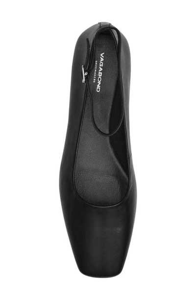 Shop Vagabond Shoemakers Delia Ankle Strap Flat In Black
