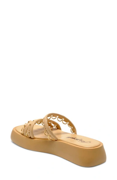 Shop Free People Midas Touch Platform Sandal In Vachetta